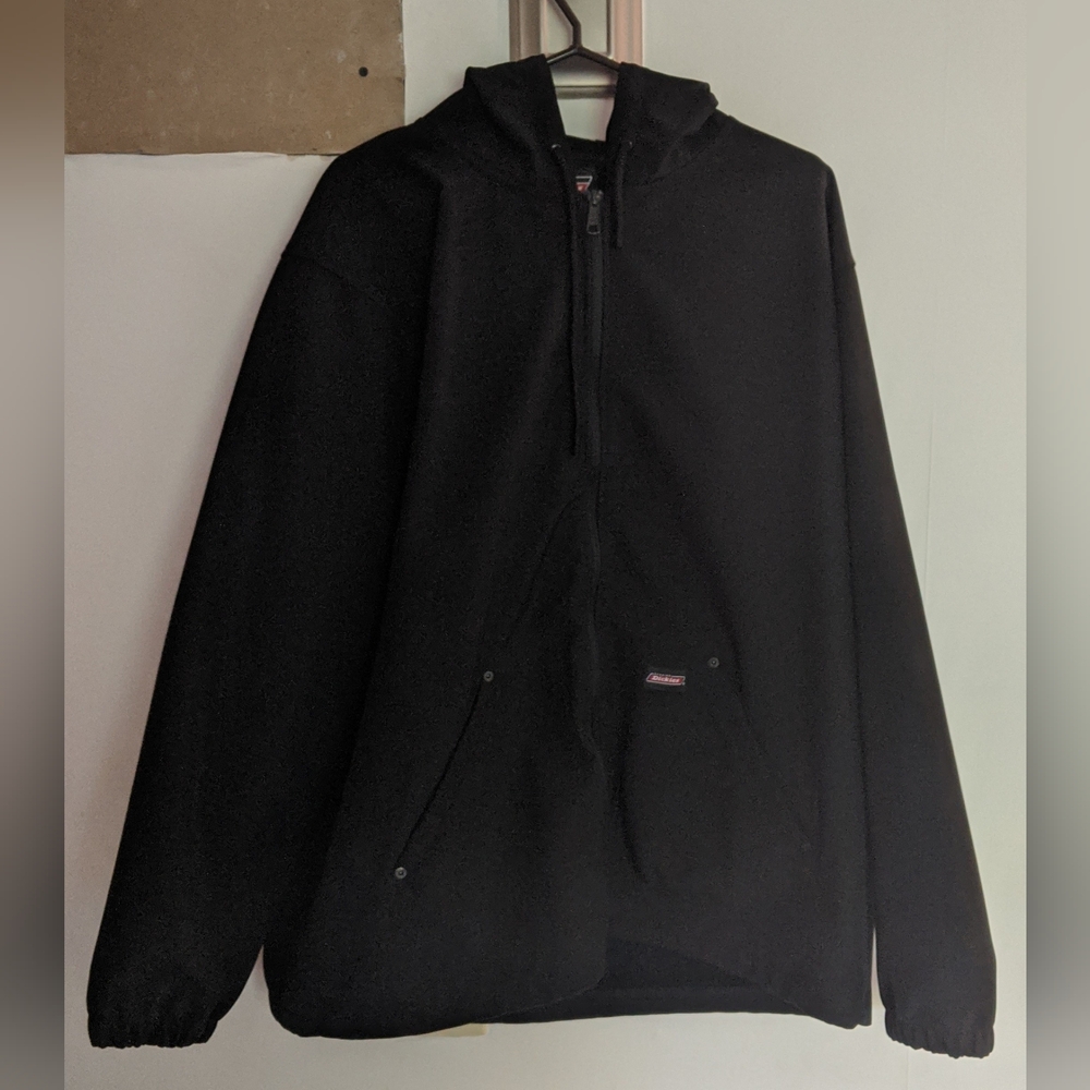 Black Zip Up Dickies Mid Weight Jacket XXL